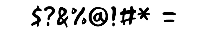 Makgeolli Font OTHER CHARS