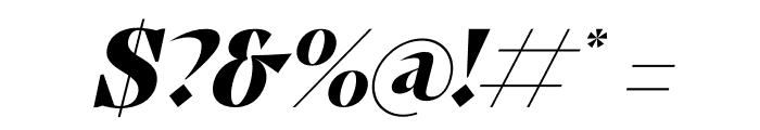 Makien DEMO VERSION Italic Font OTHER CHARS