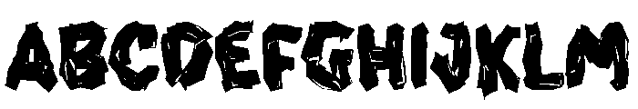 Makore Font UPPERCASE