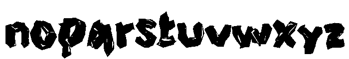 Makore Font LOWERCASE