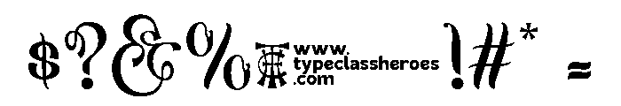 Makovani DEMO Font OTHER CHARS