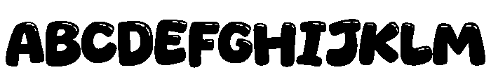 Malam Poek Font UPPERCASE