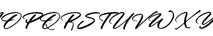 Malbonte Blackwell DEMO VERSION Italic Font UPPERCASE