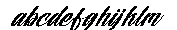 Malbonte Blackwell DEMO VERSION Italic FONT