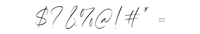 Maldives Signature Font OTHER CHARS