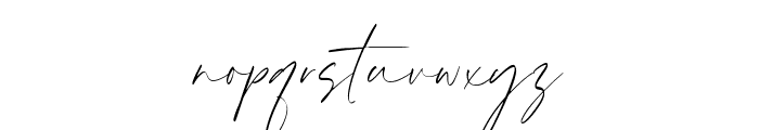 Maldives Signature Font LOWERCASE