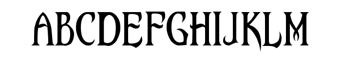 Malefic Font Font LOWERCASE