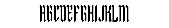 Malegroth-Regular Font UPPERCASE
