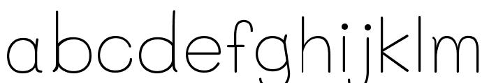 Mali ExtraLight Font LOWERCASE