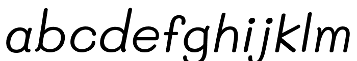 Mali Italic Font LOWERCASE