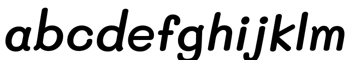 Mali SemiBold Italic Font LOWERCASE