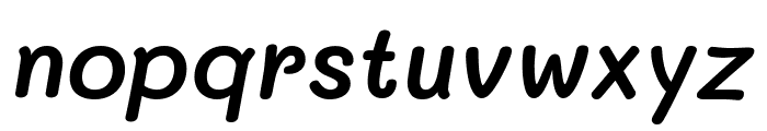 Mali SemiBold Italic Font LOWERCASE