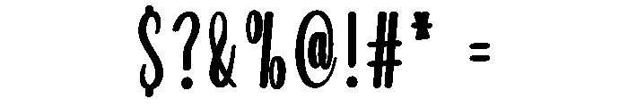 Malibu Nights Font OTHER CHARS