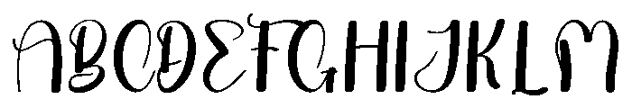 Malibu Nights Font UPPERCASE