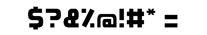 Malkor Bold Font OTHER CHARS