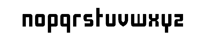 Malkor Bold Font LOWERCASE
