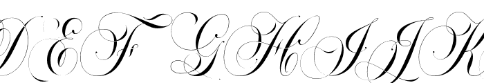 Mallaire-CalligraphyDemo Font UPPERCASE