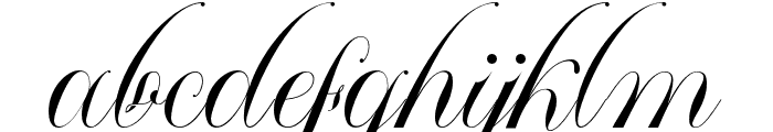 Mallaire-CalligraphyDemo Font LOWERCASE
