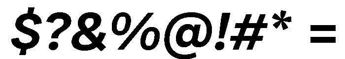 MalnorSans-BoldUltExpObliq Font OTHER CHARS
