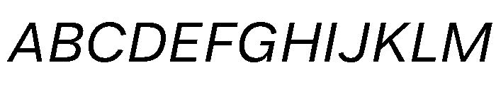 MalnorSans-UltExpObliq Font UPPERCASE
