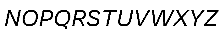 MalnorSans-UltExpObliq Font UPPERCASE