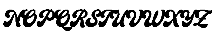 Maloha Trial Font UPPERCASE
