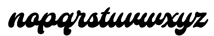 Maloha Trial Font LOWERCASE