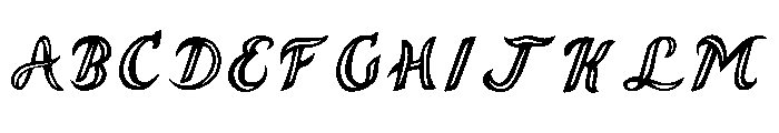 Malonzo Medium Font UPPERCASE