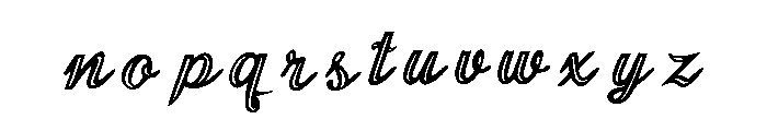 Malonzo Medium Font LOWERCASE