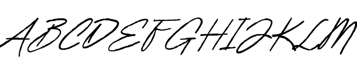 Malverya Personal Use Font UPPERCASE