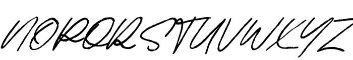 Malverya Personal Use Font UPPERCASE