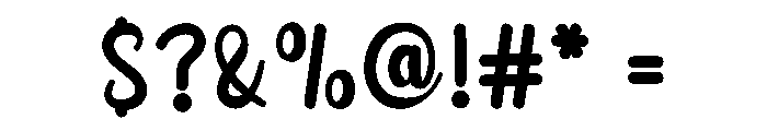 Mama Days Font OTHER CHARS