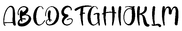 Mama Days Font UPPERCASE
