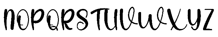 Mama Days Font UPPERCASE