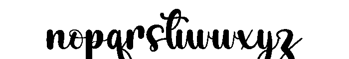 Mama Days Font LOWERCASE