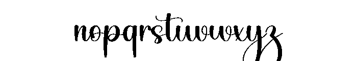 Mama Forever Font LOWERCASE