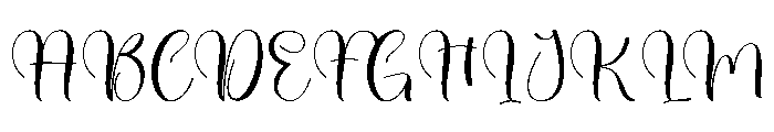 Mama Writing Font UPPERCASE
