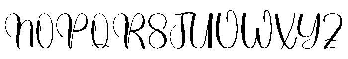 Mama Writing Font UPPERCASE
