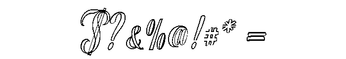 Mamamuda Font OTHER CHARS