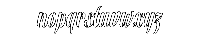 Mamamuda Font LOWERCASE