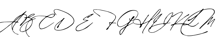 Manchester Signature Font UPPERCASE