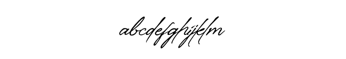 Manchester Signature Font LOWERCASE