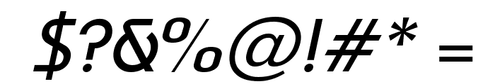 Mandala Italic Font OTHER CHARS