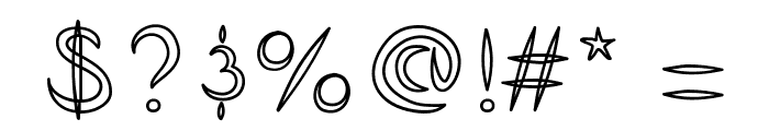 MandelEmpty Font OTHER CHARS
