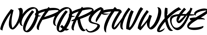 Mandoul Script PERSONAL USE ONLY Bold Font UPPERCASE