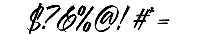 Mandoul Script PERSONAL USE ONLY Regular Font OTHER CHARS