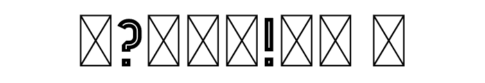 Maneuver Inline Font OTHER CHARS