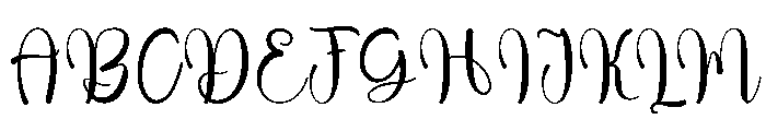 Mango Sorbet Font UPPERCASE