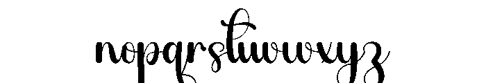 Mango Sorbet Font LOWERCASE