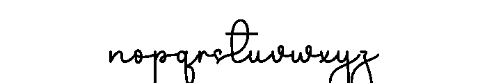 Mango Strawberry Font LOWERCASE